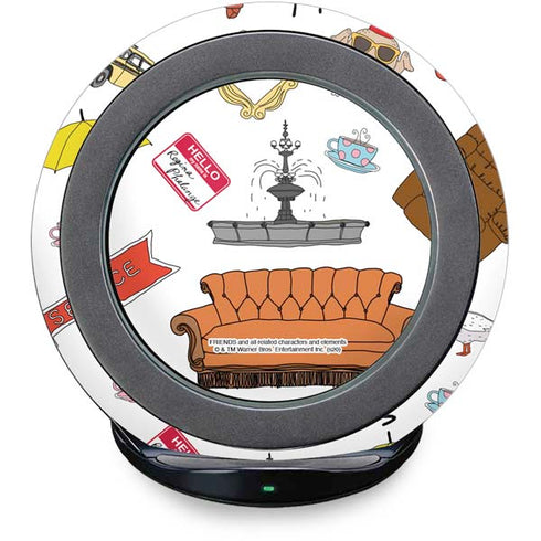 Warner Bros Classic FRIENDS Icons Fast Charge Wireless Charging Stand Skin